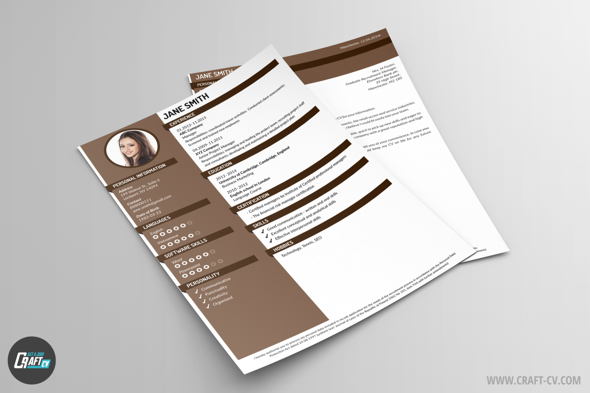Creative Resume CV and Cover Letter